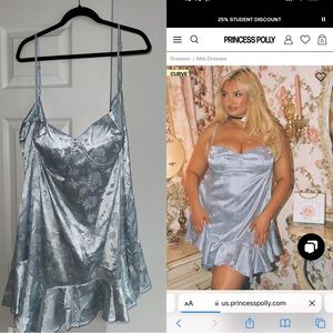 Princess Polly blue dress